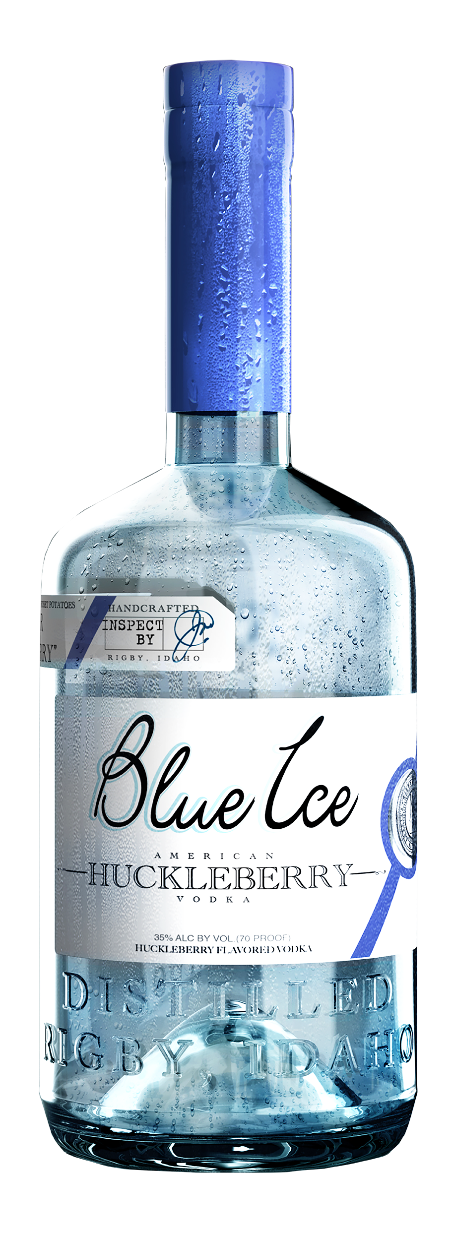 Blue Ice Huckleberry Vodka 750ml