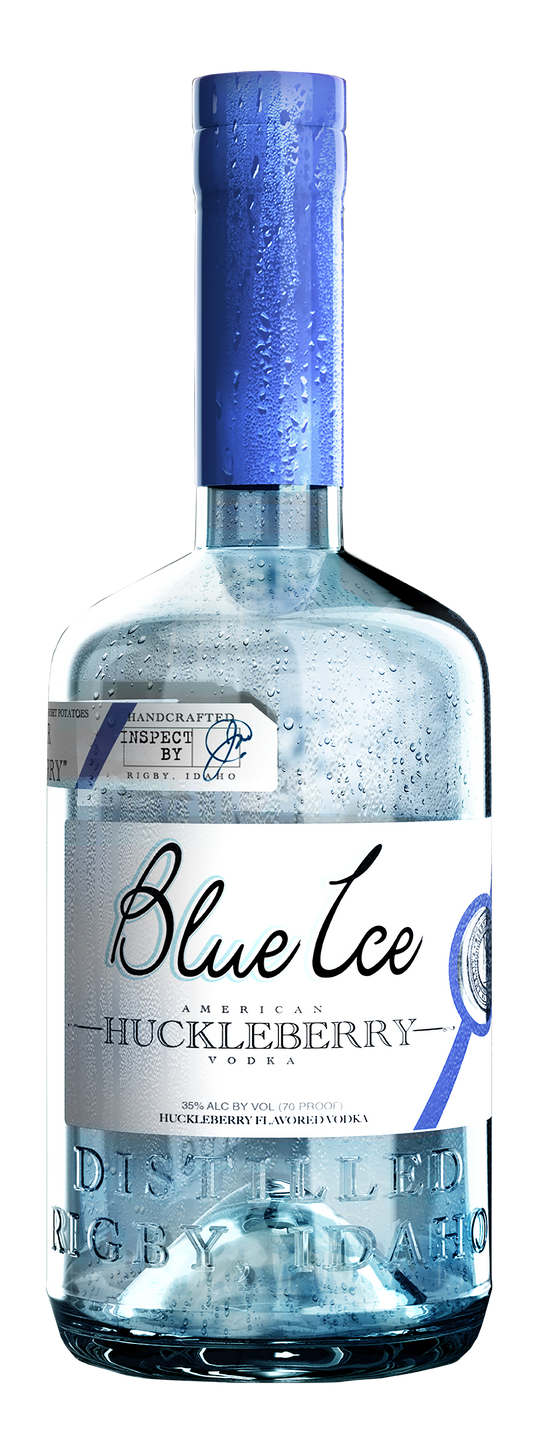 Blue Ice Huckleberry Vodka 750ml